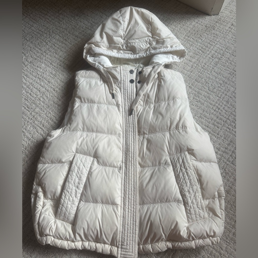 Brunello Cucinelli Women’s Nylon Down Vest in White